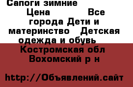 Сапоги зимние Skandia Tex › Цена ­ 1 200 - Все города Дети и материнство » Детская одежда и обувь   . Костромская обл.,Вохомский р-н